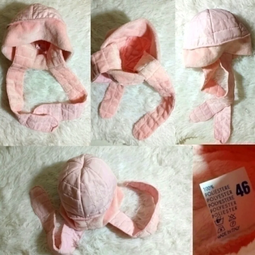 Baby Tie Scarf/Quilted Winter Hat